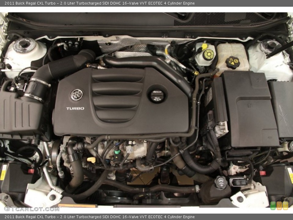 2.0 Liter Turbocharged SIDI DOHC 16-Valve VVT ECOTEC 4 Cylinder Engine for the 2011 Buick Regal #90797805