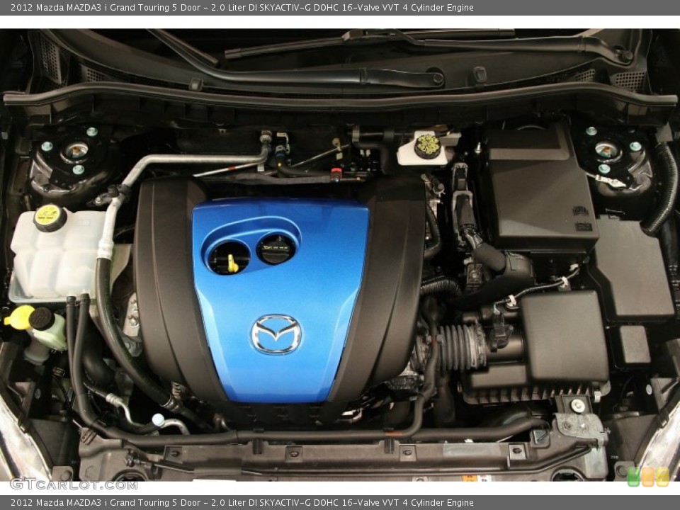 2.0 Liter DI SKYACTIV-G DOHC 16-Valve VVT 4 Cylinder Engine for the 2012 Mazda MAZDA3 #90798390