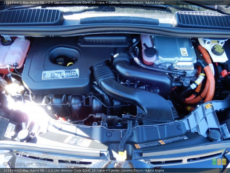 2.0 Liter Atkinson-Cycle DOHC 16-Valve 4 Cylinder Gasoline/Electric Hybrid Engine for the 2014 Ford C-Max #90800796
