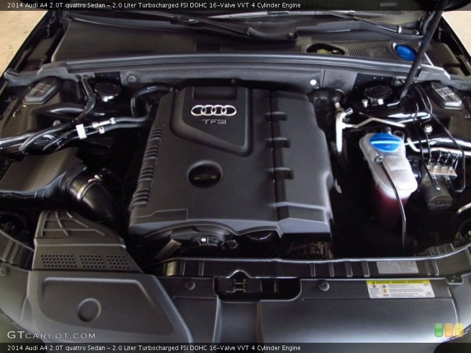 2.0 Liter Turbocharged FSI DOHC 16-Valve VVT 4 Cylinder Engine for the 2014 Audi A4 #90803514