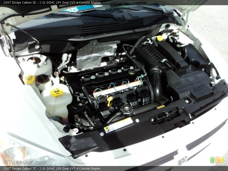 2.0L DOHC 16V Dual VVT 4 Cylinder 2007 Dodge Caliber Engine