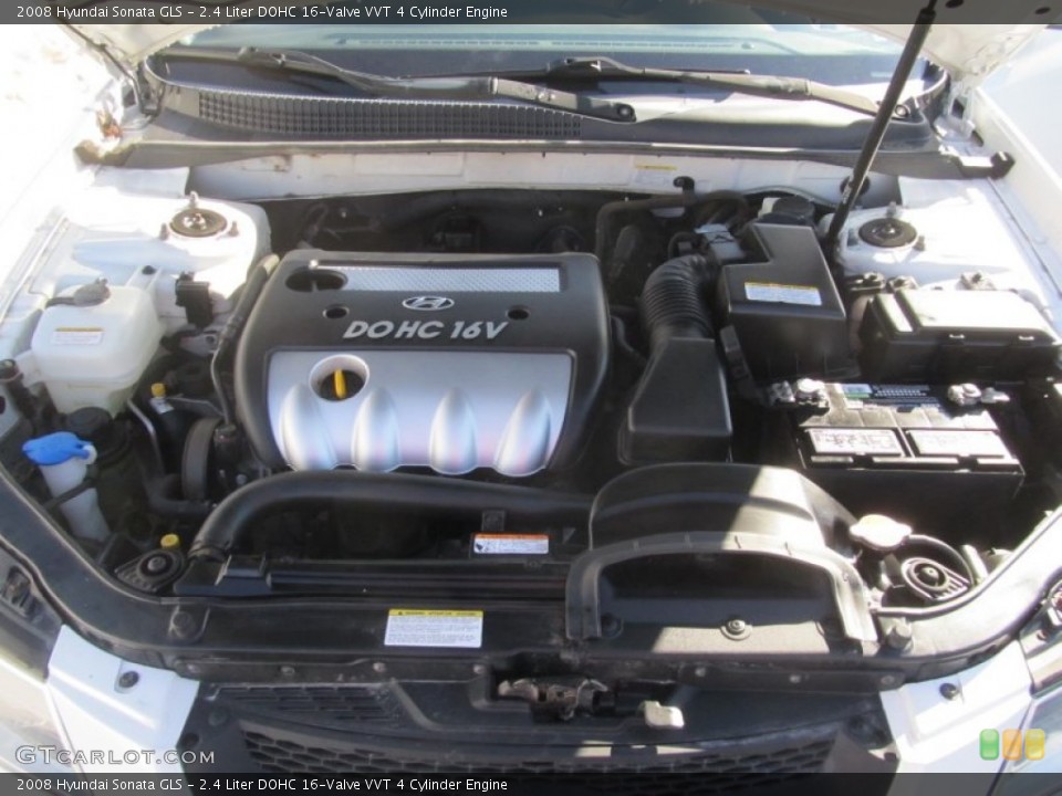 2.4 Liter DOHC 16-Valve VVT 4 Cylinder Engine for the 2008 Hyundai Sonata #90816391
