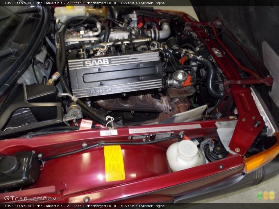 2.0 Liter Turbocharged DOHC 16-Valve 4 Cylinder Engine for the 1993 Saab 900 #90831049