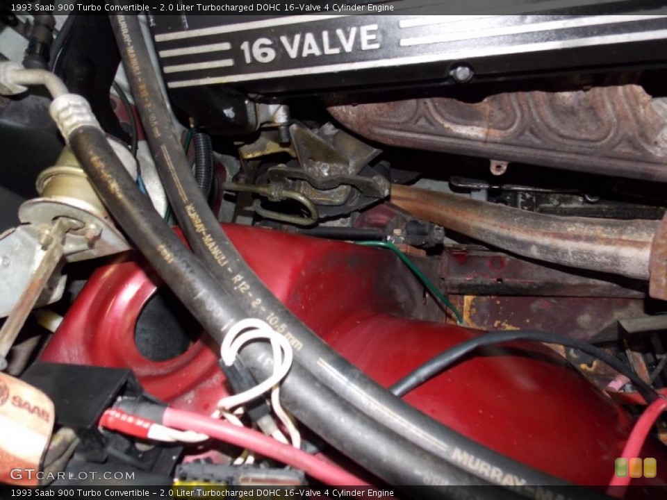 2.0 Liter Turbocharged DOHC 16-Valve 4 Cylinder Engine for the 1993 Saab 900 #90831073