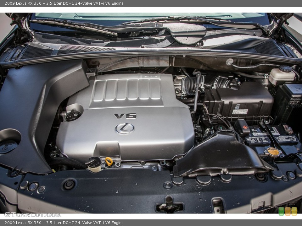 3.5 Liter DOHC 24-Valve VVT-i V6 2009 Lexus RX Engine