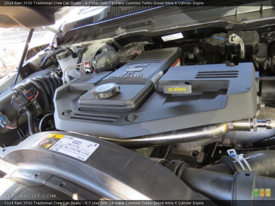 6.7 Liter OHV 24-Valve Cummins Turbo-Diesel Inline 6 Cylinder Engine for the 2014 Ram 3500 #90854123