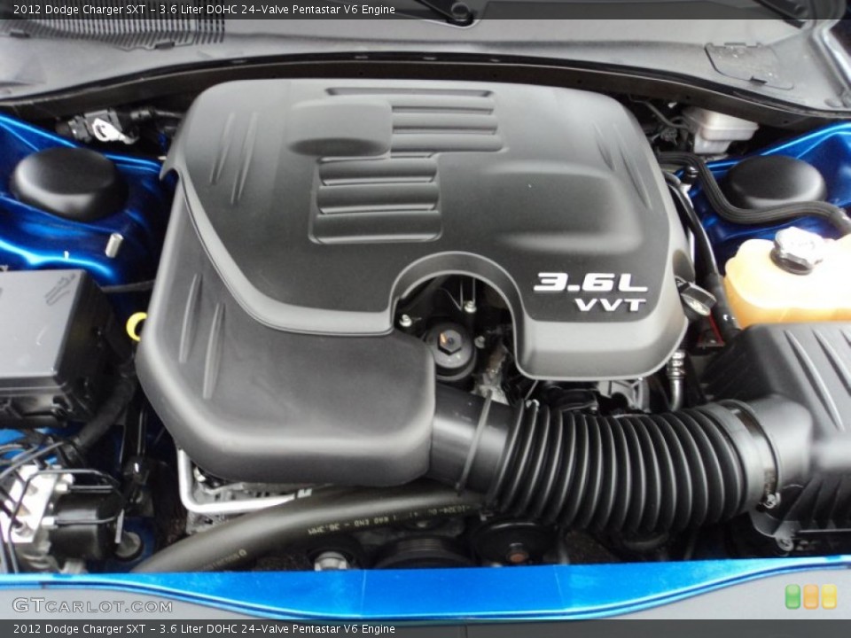 3.6 Liter DOHC 24-Valve Pentastar V6 Engine for the 2012 Dodge Charger #90861755