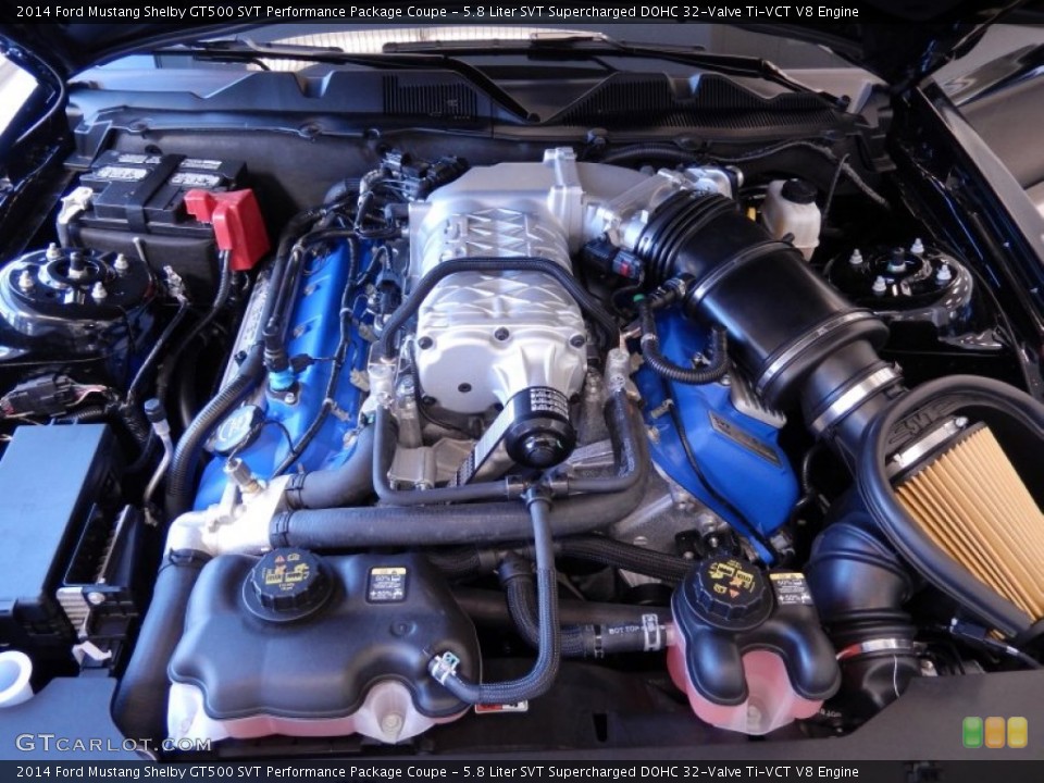 5.8 Liter SVT Supercharged DOHC 32-Valve Ti-VCT V8 Engine for the 2014 Ford Mustang #90902557