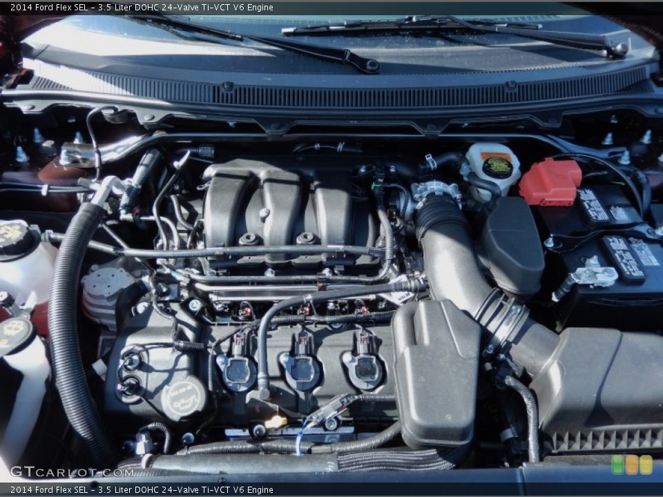 3.5 Liter DOHC 24-Valve Ti-VCT V6 Engine for the 2014 Ford Flex #90933050