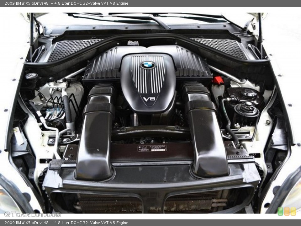 4.8 Liter DOHC 32-Valve VVT V8 2009 BMW X5 Engine