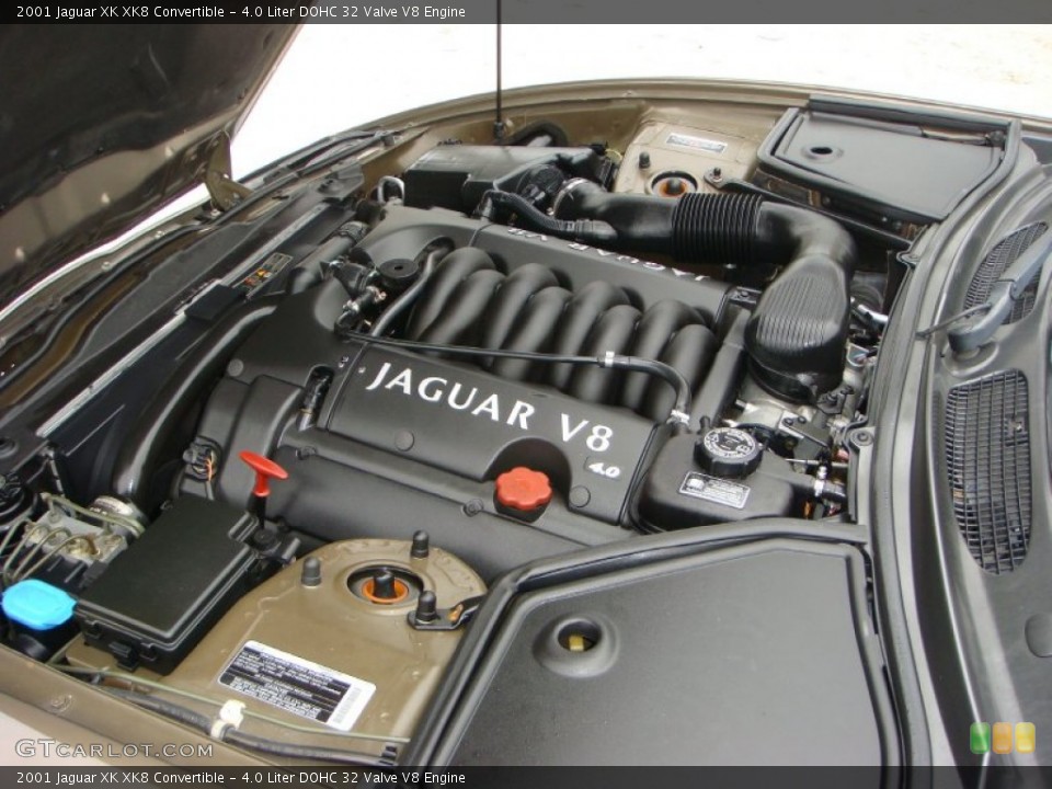 4.0 Liter DOHC 32 Valve V8 2001 Jaguar XK Engine