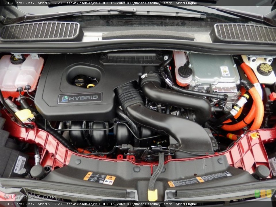 2.0 Liter Atkinson-Cycle DOHC 16-Valve 4 Cylinder Gasoline/Electric Hybrid Engine for the 2014 Ford C-Max #90974605