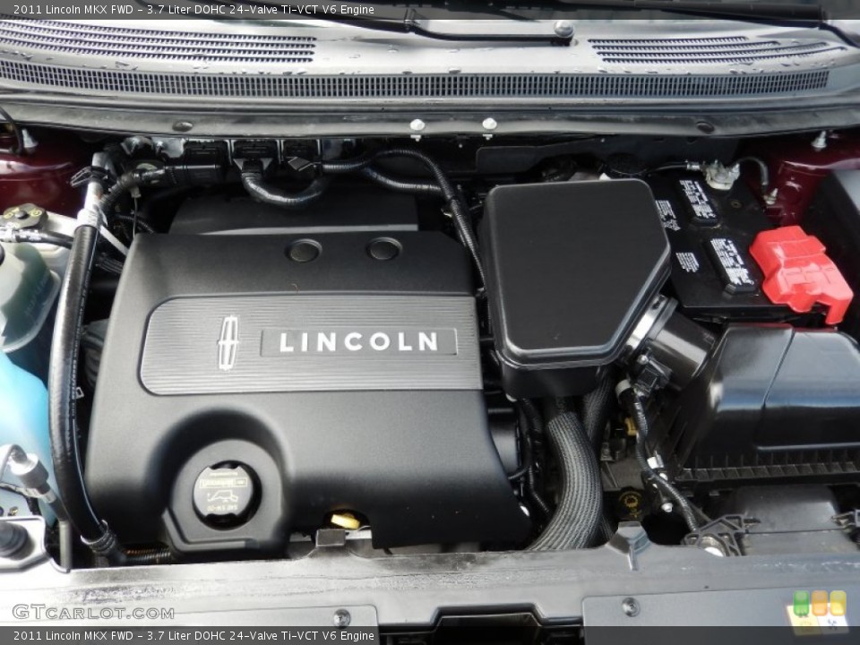 3.7 Liter DOHC 24-Valve Ti-VCT V6 Engine for the 2011 Lincoln MKX #90974947