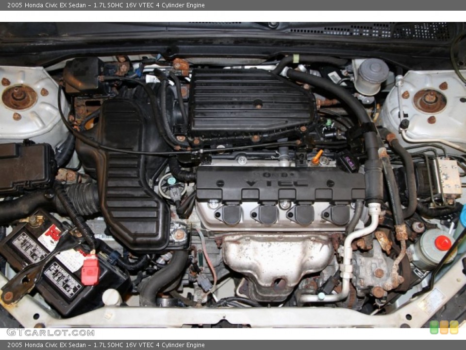 1.7L SOHC 16V VTEC 4 Cylinder Engine for the 2005 Honda Civic #91020336