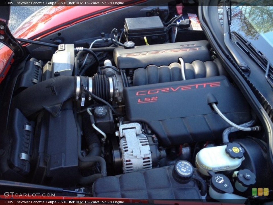 6.0 Liter OHV 16-Valve LS2 V8 Engine for the 2005 Chevrolet Corvette #91022717