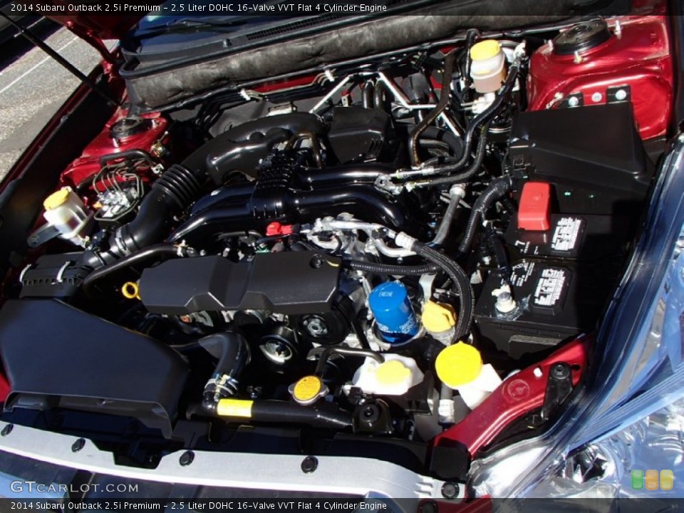 2.5 Liter DOHC 16-Valve VVT Flat 4 Cylinder Engine for the 2014 Subaru Outback #91032392