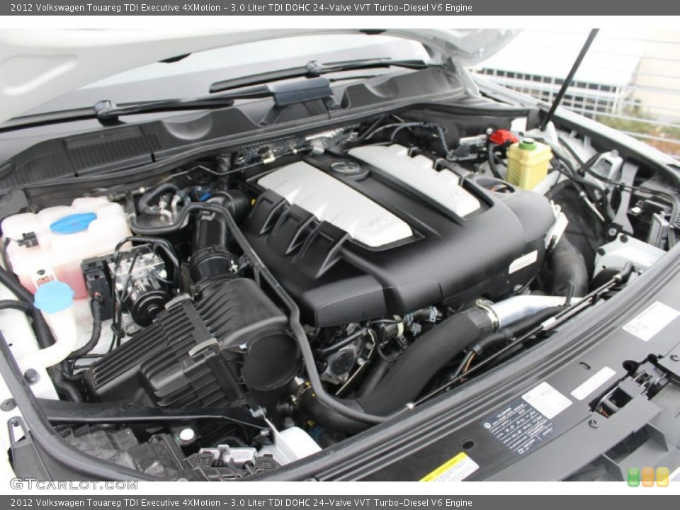 3.0 Liter TDI DOHC 24-Valve VVT Turbo-Diesel V6 Engine for the 2012 Volkswagen Touareg #91039267