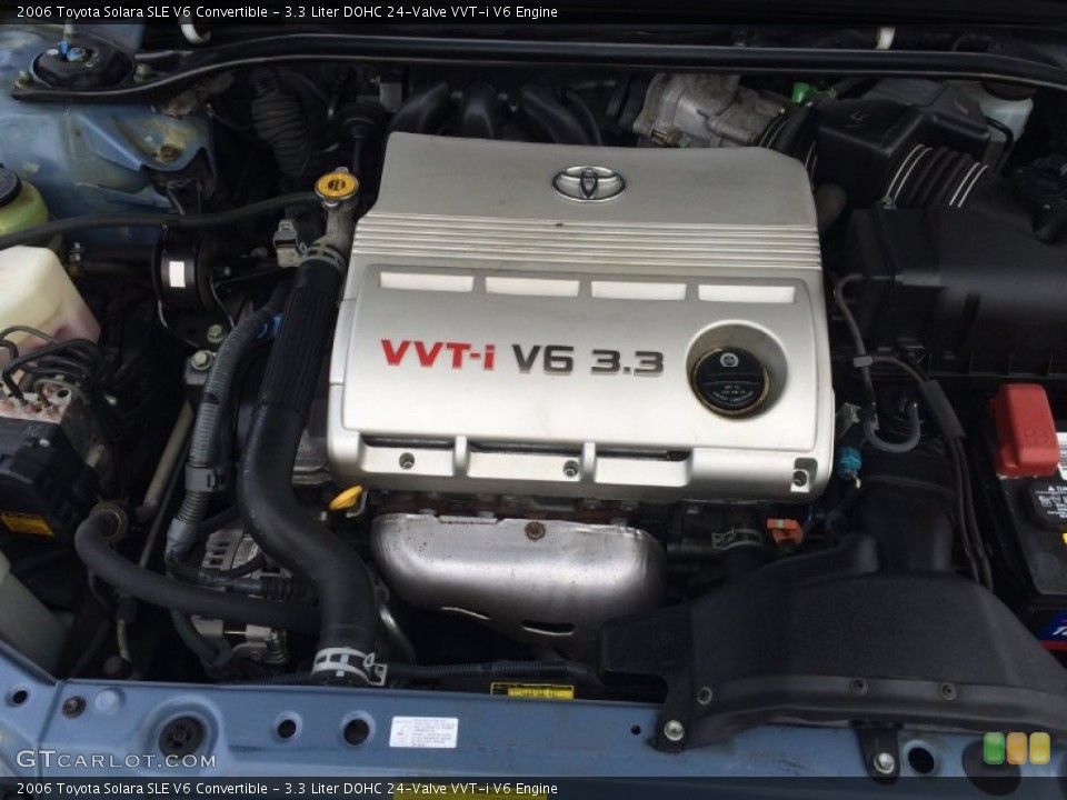 3.3 Liter DOHC 24-Valve VVT-i V6 Engine for the 2006 Toyota Solara #91061499