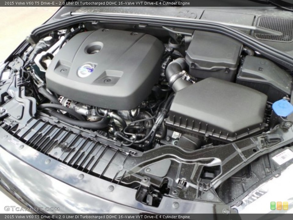 2.0 Liter DI Turbocharged DOHC 16-Valve VVT Drive-E 4 Cylinder Engine for the 2015 Volvo V60 #91064385