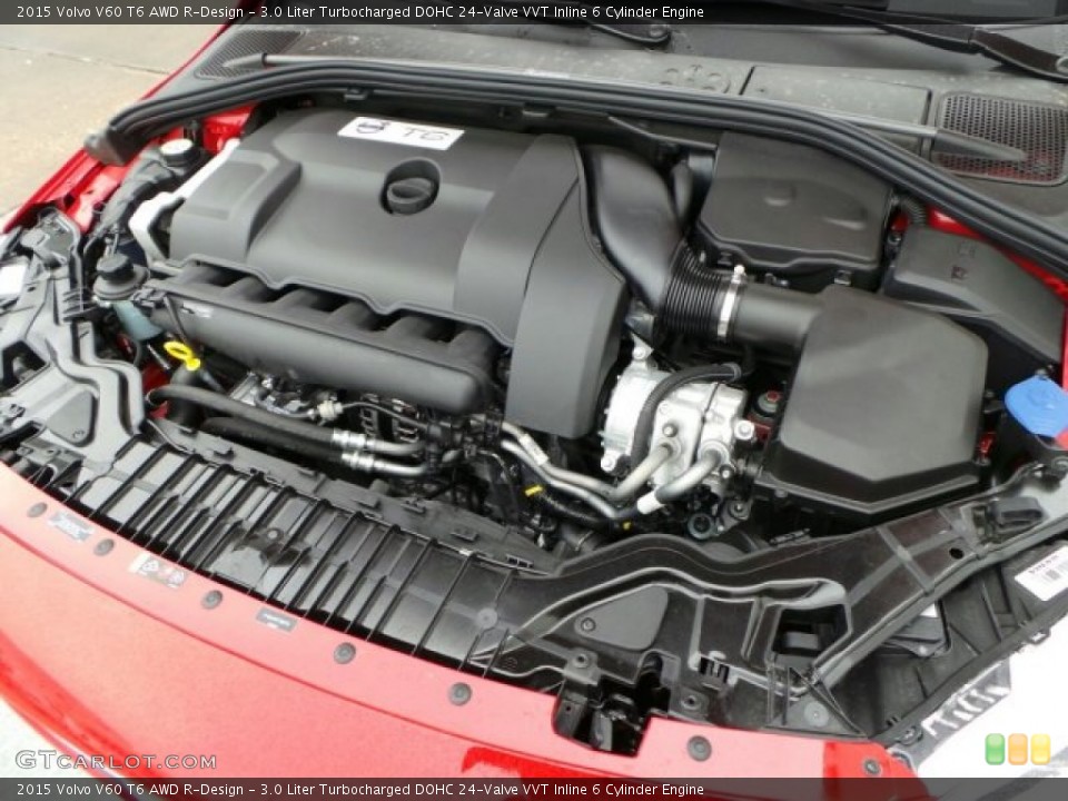 3.0 Liter Turbocharged DOHC 24-Valve VVT Inline 6 Cylinder Engine for the 2015 Volvo V60 #91065078