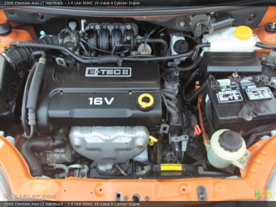 1.6 Liter DOHC 16-Valve 4 Cylinder Engine for the 2006 Chevrolet Aveo #91097540