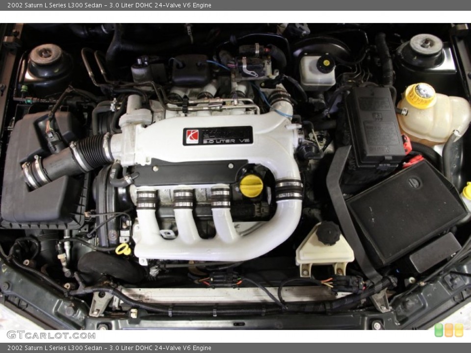 3.0 Liter DOHC 24-Valve V6 2002 Saturn L Series Engine