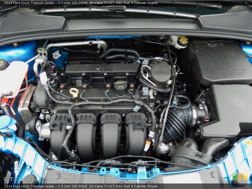2.0 Liter GDI DOHC 16-Valve Ti-VCT Flex-Fuel 4 Cylinder Engine for the 2014 Ford Focus #91130391
