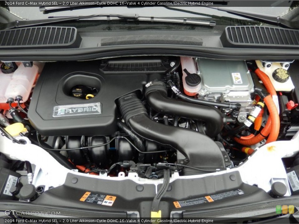 2.0 Liter Atkinson-Cycle DOHC 16-Valve 4 Cylinder Gasoline/Electric Hybrid Engine for the 2014 Ford C-Max #91131462