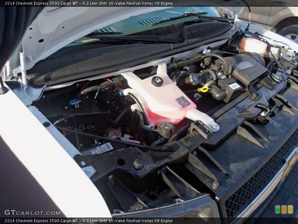 6.0 Liter OHV 16-Valve FlexFuel Vortec V8 Engine for the 2014 Chevrolet Express #91134867