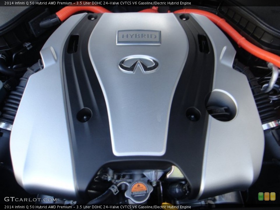 3.5 Liter DOHC 24-Valve CVTCS V6 Gasoline/Electric Hybrid Engine for the 2014 Infiniti Q #91136636