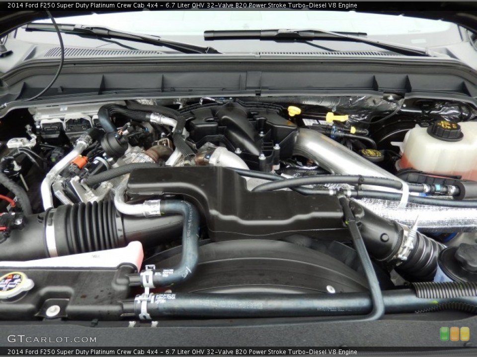 6.7 Liter OHV 32-Valve B20 Power Stroke Turbo-Diesel V8 Engine for the 2014 Ford F250 Super Duty #91159551