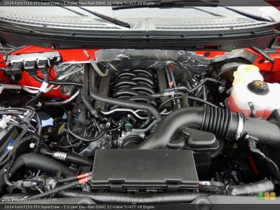 5.0 Liter Flex-Fuel DOHC 32-Valve Ti-VCT V8 Engine for the 2014 Ford F150 #91163880