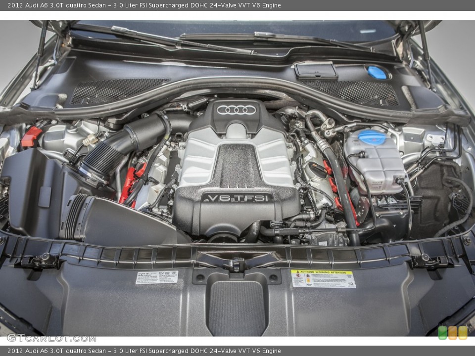 3.0 Liter FSI Supercharged DOHC 24-Valve VVT V6 Engine for the 2012 Audi A6 #91183657