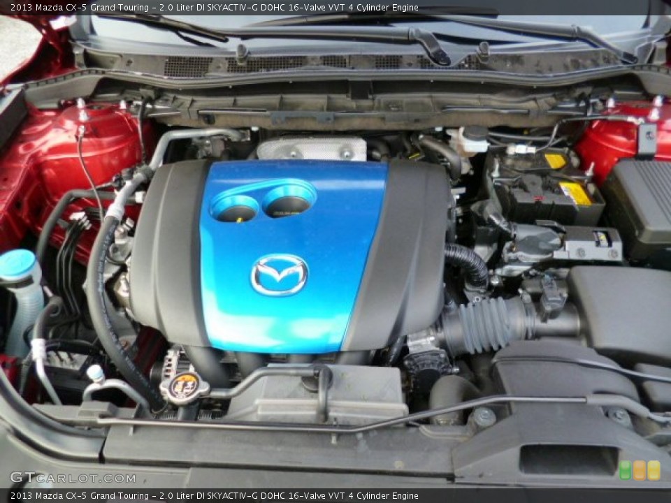2.0 Liter DI SKYACTIV-G DOHC 16-Valve VVT 4 Cylinder 2013 Mazda CX-5 Engine