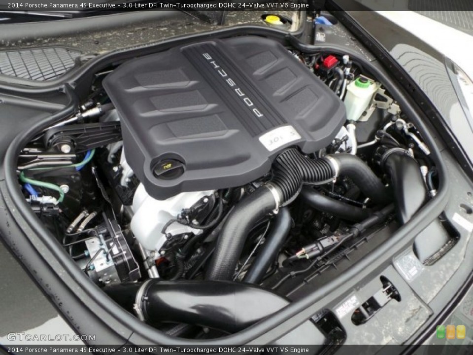 3.0 Liter DFI Twin-Turbocharged DOHC 24-Valve VVT V6 Engine for the 2014 Porsche Panamera #91211533