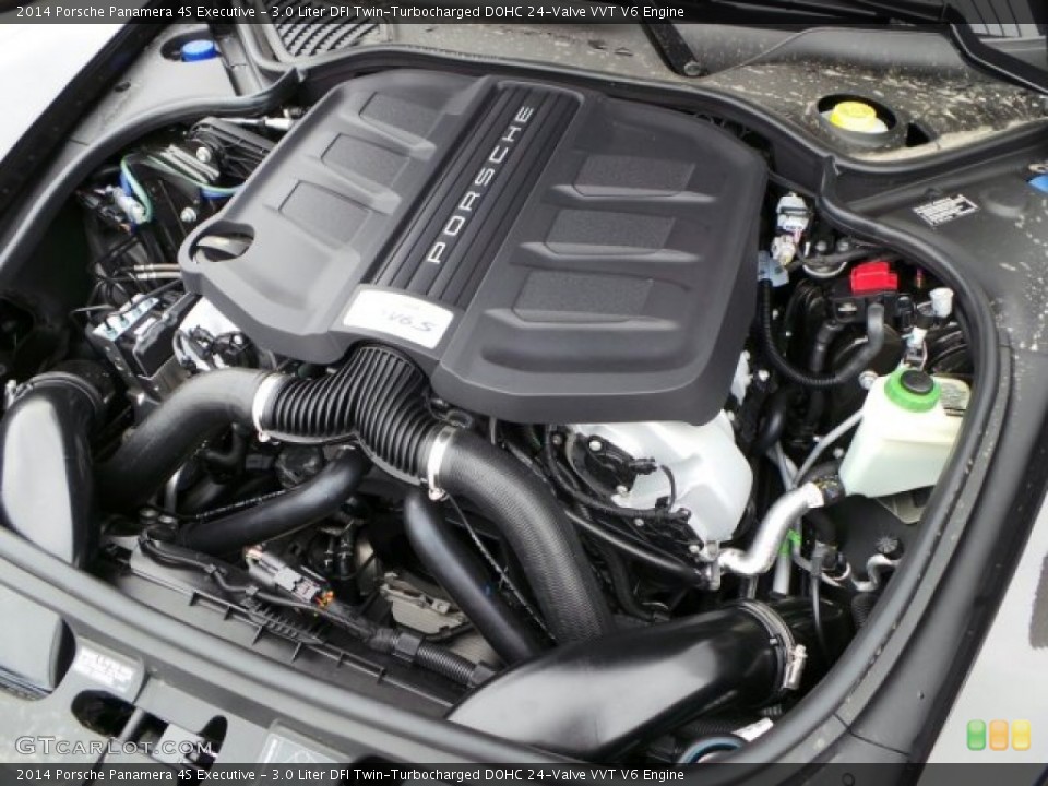3.0 Liter DFI Twin-Turbocharged DOHC 24-Valve VVT V6 Engine for the 2014 Porsche Panamera #91211536