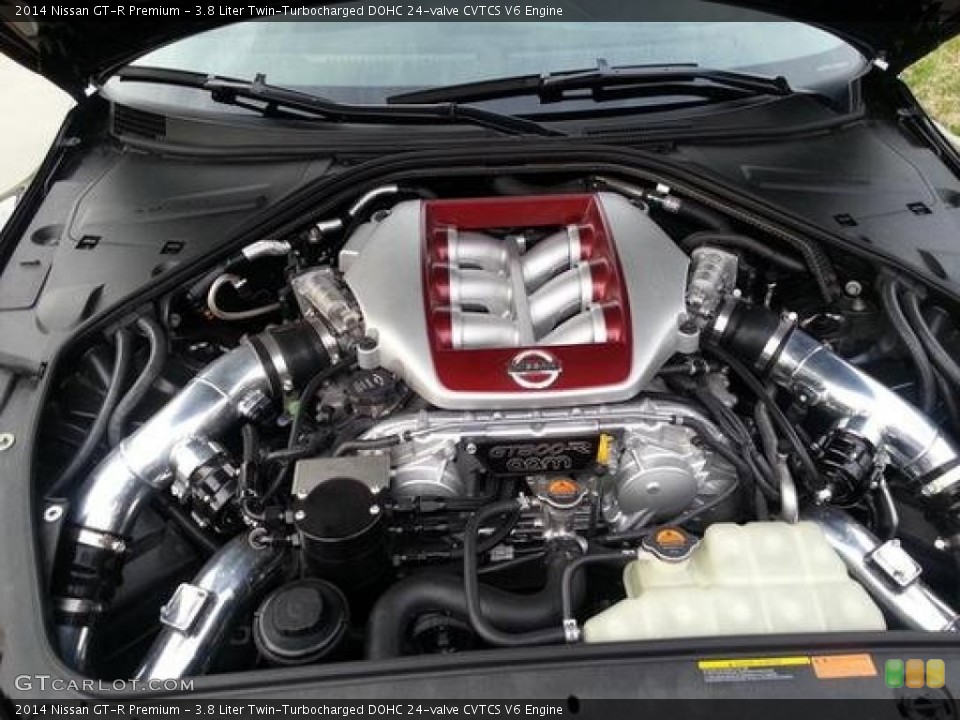 3.8 Liter Twin-Turbocharged DOHC 24-valve CVTCS V6 Engine for the 2014 Nissan GT-R #91215541