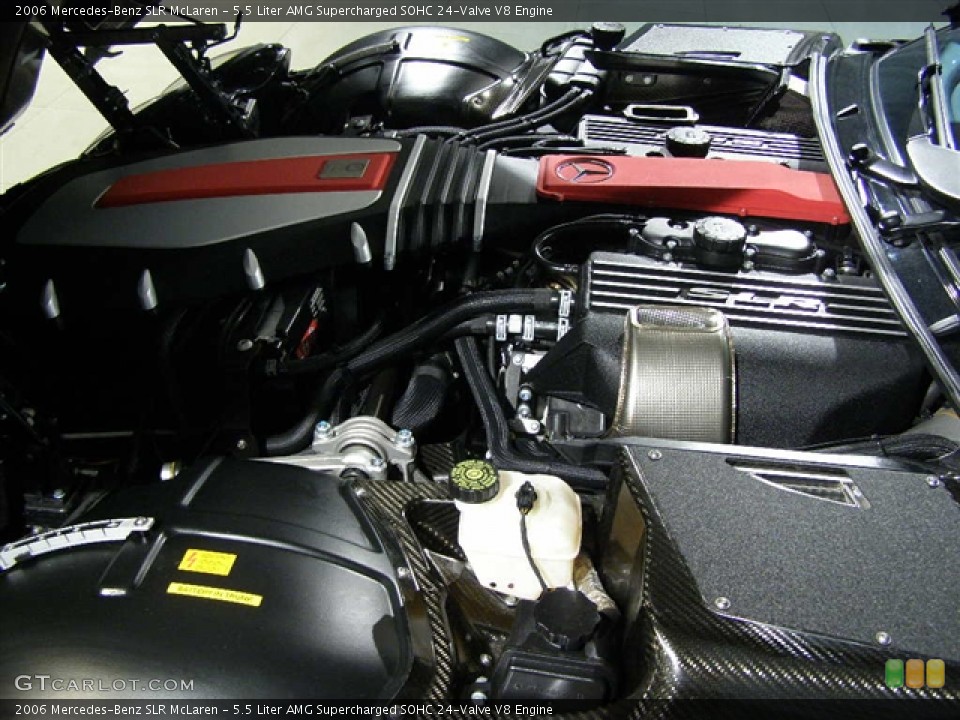 5.5 Liter AMG Supercharged SOHC 24-Valve V8 Engine for the 2006 Mercedes-Benz SLR #91216