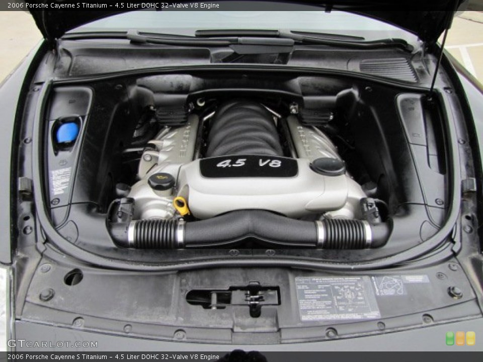 4.5 Liter DOHC 32-Valve V8 Engine for the 2006 Porsche Cayenne #91229635