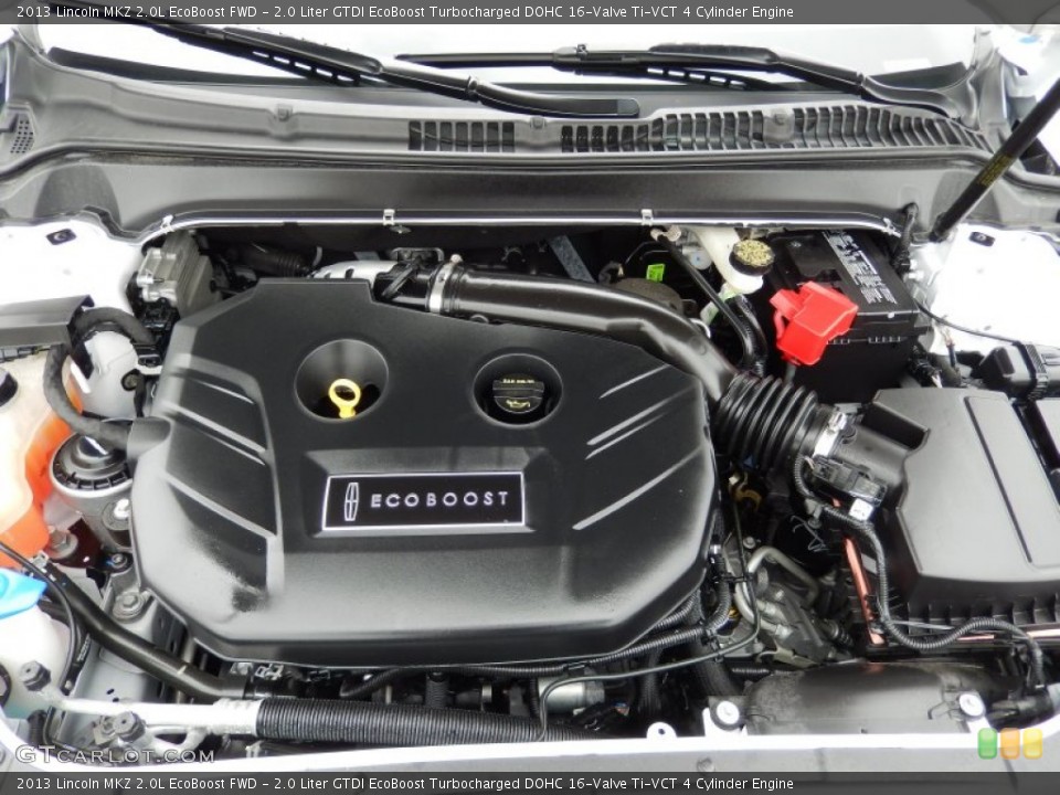 2.0 Liter GTDI EcoBoost Turbocharged DOHC 16-Valve Ti-VCT 4 Cylinder Engine for the 2013 Lincoln MKZ #91262200