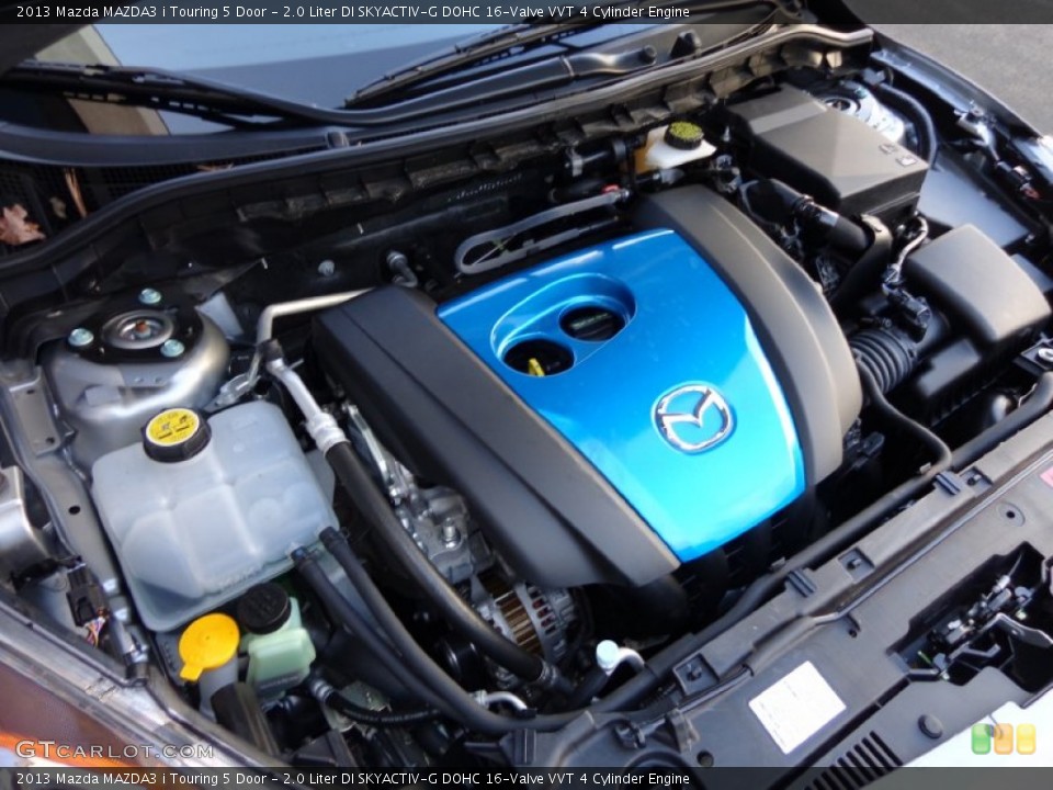 2.0 Liter DI SKYACTIV-G DOHC 16-Valve VVT 4 Cylinder Engine for the 2013 Mazda MAZDA3 #91273855