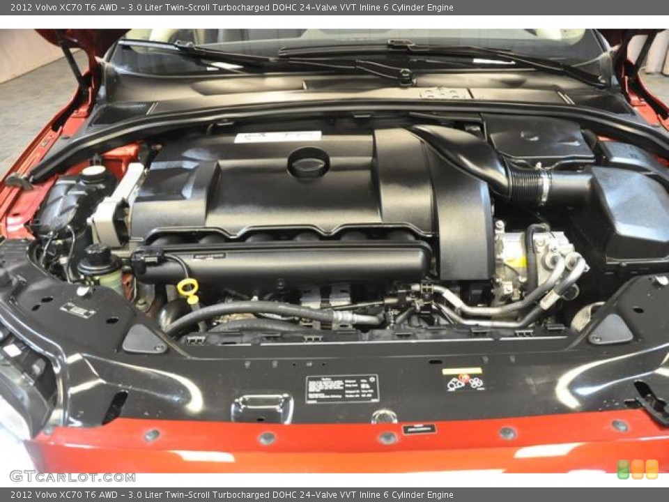 3.0 Liter Twin-Scroll Turbocharged DOHC 24-Valve VVT Inline 6 Cylinder Engine for the 2012 Volvo XC70 #91322350
