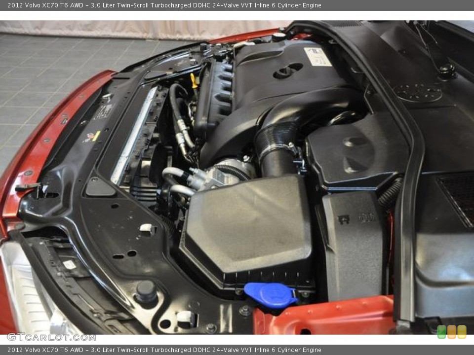 3.0 Liter Twin-Scroll Turbocharged DOHC 24-Valve VVT Inline 6 Cylinder Engine for the 2012 Volvo XC70 #91322353