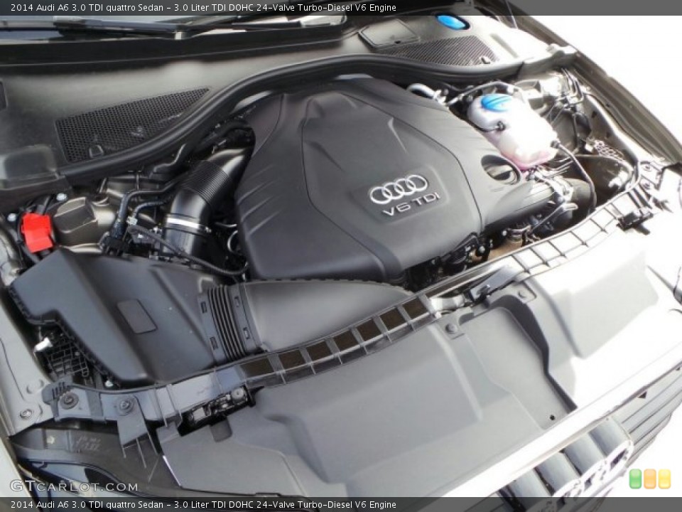 3.0 Liter TDI DOHC 24-Valve Turbo-Diesel V6 Engine for the 2014 Audi A6 #91336955