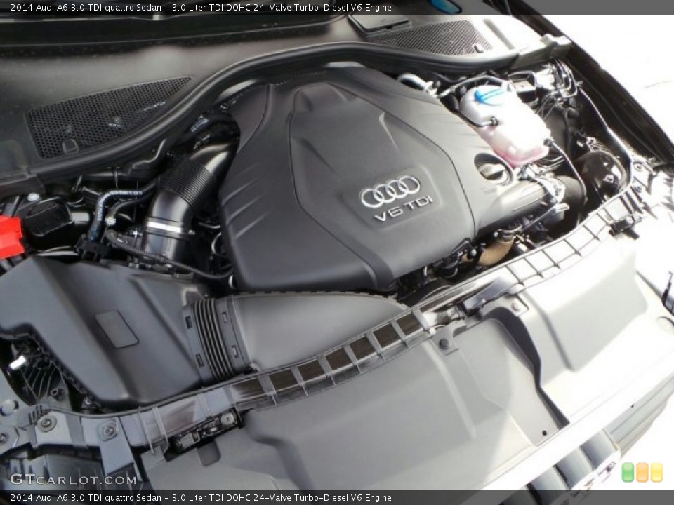 3.0 Liter TDI DOHC 24-Valve Turbo-Diesel V6 Engine for the 2014 Audi A6 #91337808