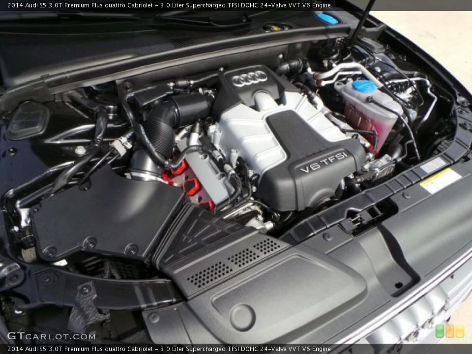 3.0 Liter Supercharged TFSI DOHC 24-Valve VVT V6 Engine for the 2014 Audi S5 #91339685