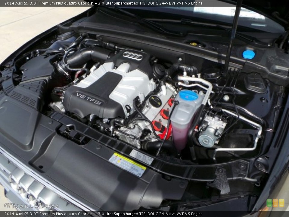3.0 Liter Supercharged TFSI DOHC 24-Valve VVT V6 Engine for the 2014 Audi S5 #91339697