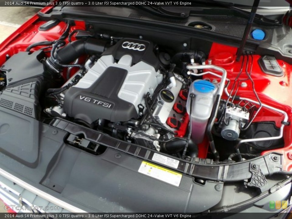 3.0 Liter FSI Supercharged DOHC 24-Valve VVT V6 Engine for the 2014 Audi S4 #91341833