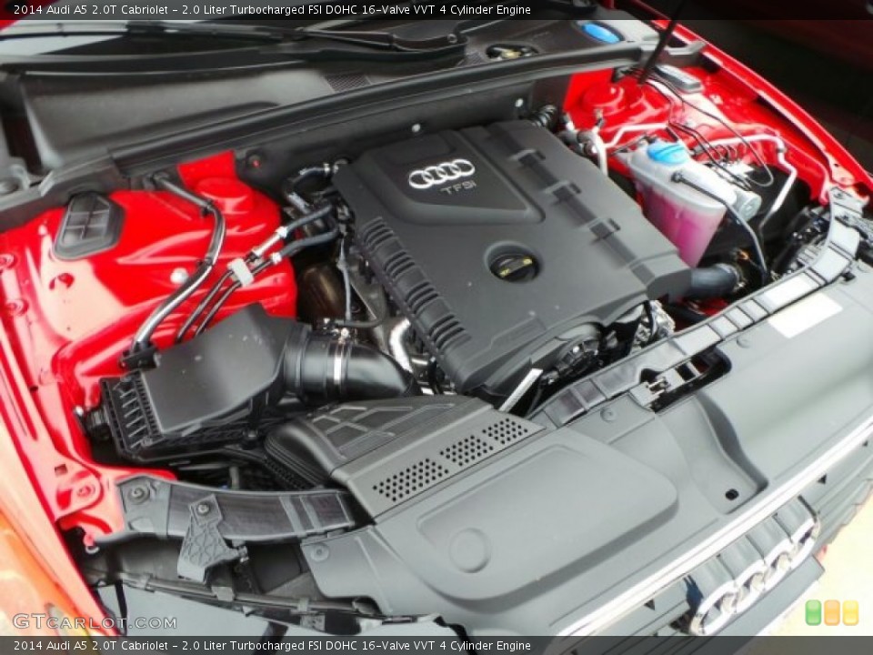 2.0 Liter Turbocharged FSI DOHC 16-Valve VVT 4 Cylinder Engine for the 2014 Audi A5 #91375246