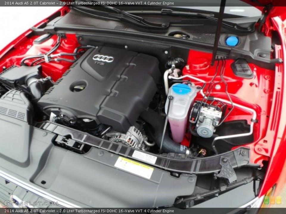 2.0 Liter Turbocharged FSI DOHC 16-Valve VVT 4 Cylinder Engine for the 2014 Audi A5 #91375267